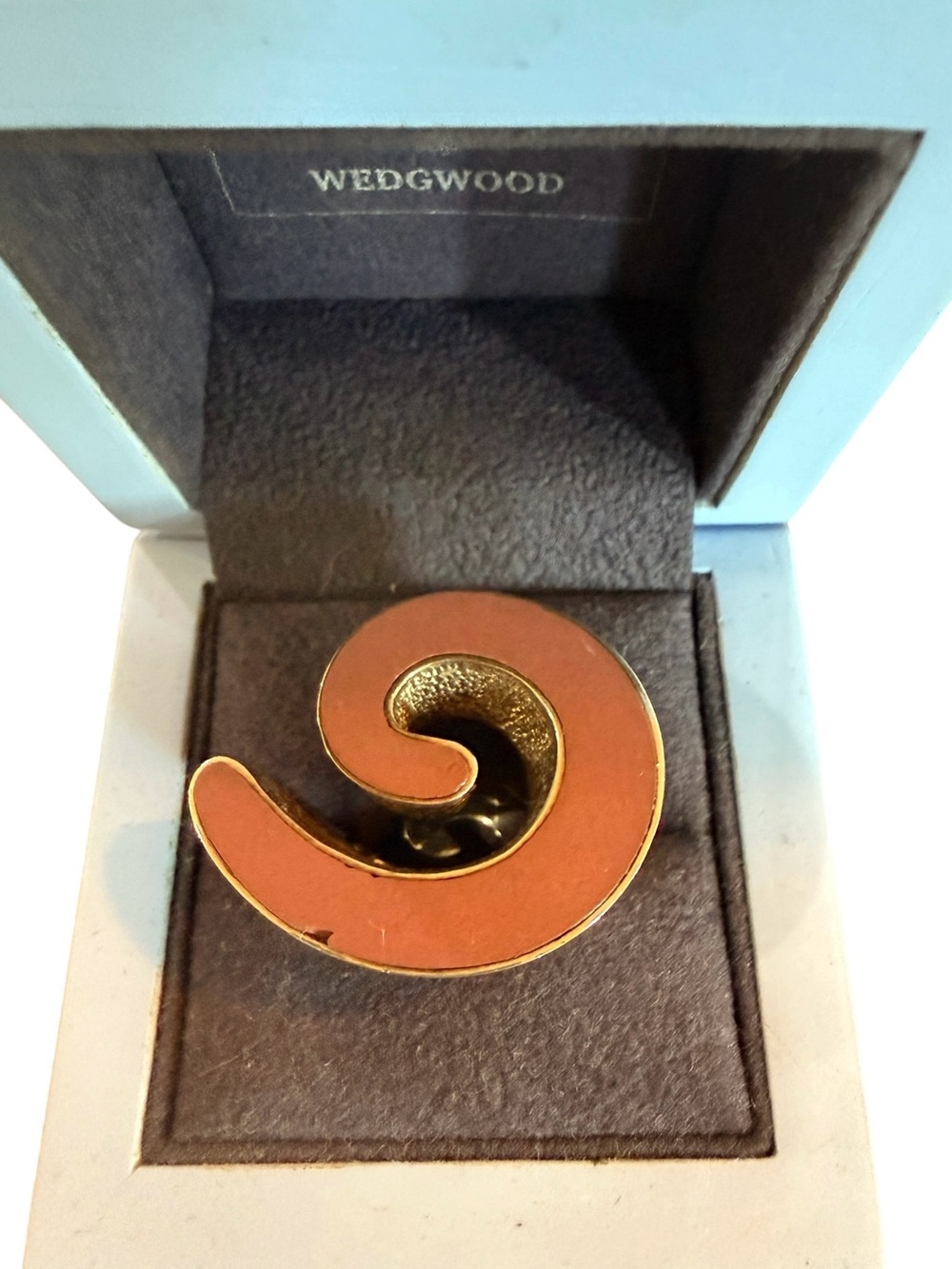 Stephen Webster Wedgwood Collab Vintage Sterling Silver Modernist Swirl Ring